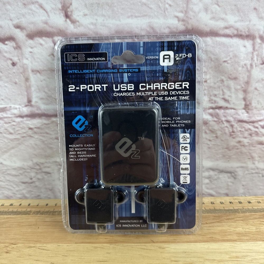 EZ‎ Collection 2-Port USB Charger Version A 2 FD-B Brand New!.. Sealed!..